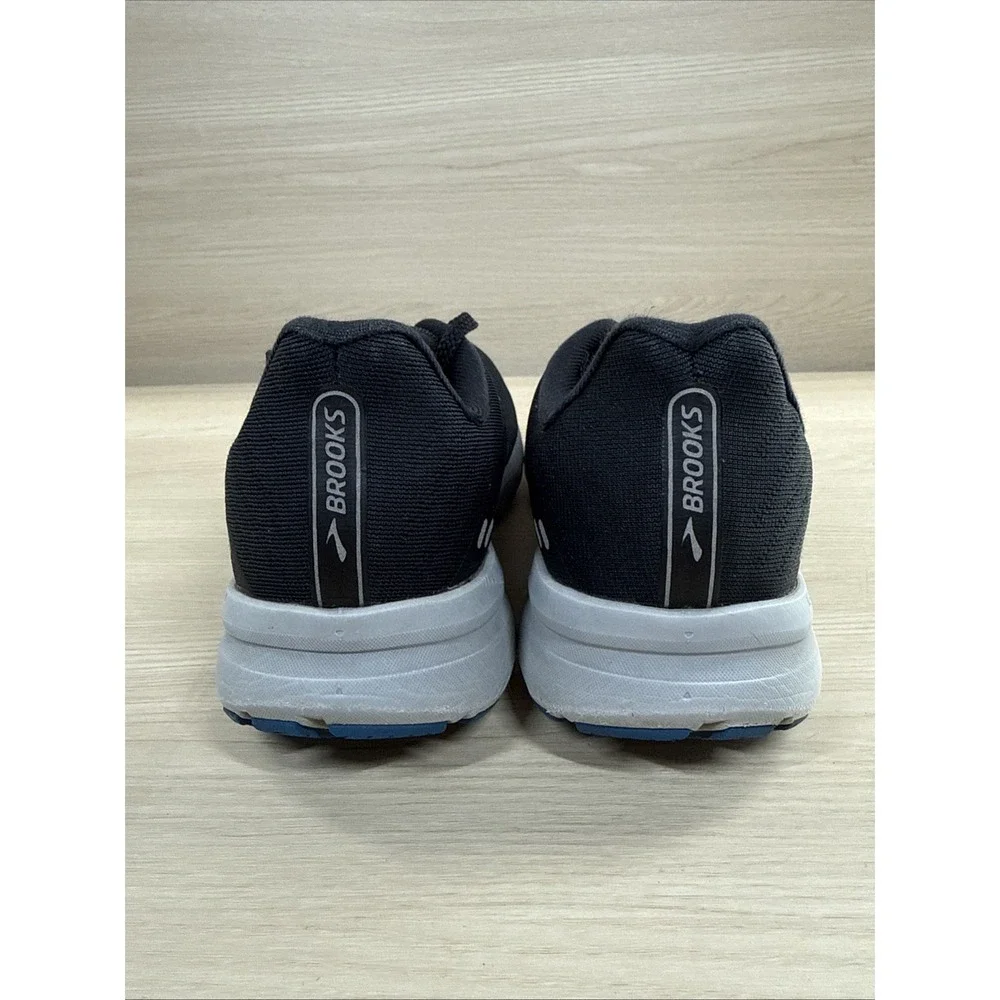 Brooks Launch 8 Running Shoes Mens Size 7 Black Blue 1103581D018‎ Sneakers